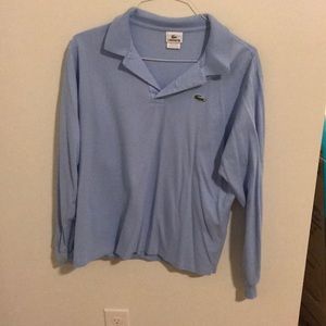 Lacoste light blue long sleeve